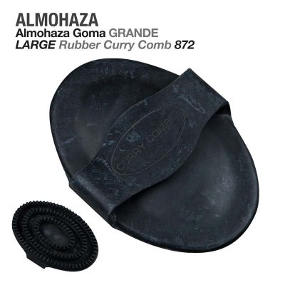 Almohaza de Goma Grande Negra 872 para Caballo