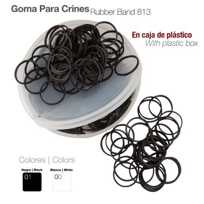 Gomas para Crines en Caja 813 Pack 500 Unidades