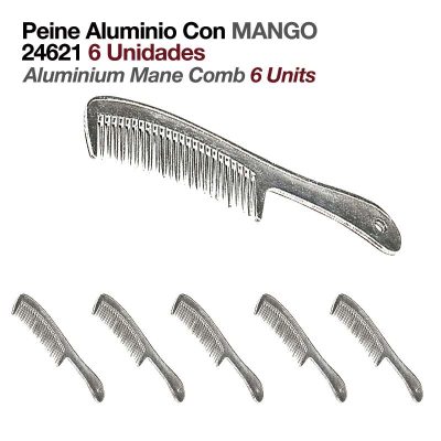 Peine de Aluminio con Mango 24621 Unidad