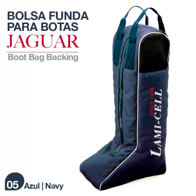 Bolsa funda para botas Jaguar azul