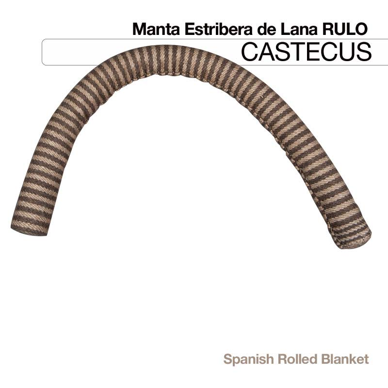 Manta Estribera de Lana con Rulo Castecus