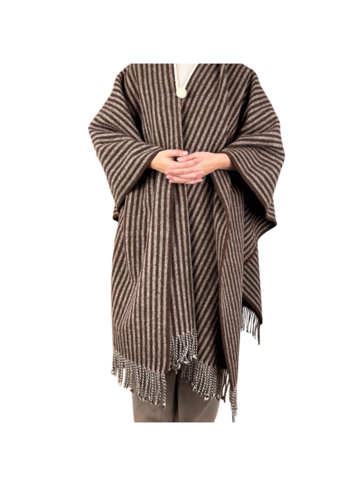 PONCHO ROCIERO DE LANA ECO